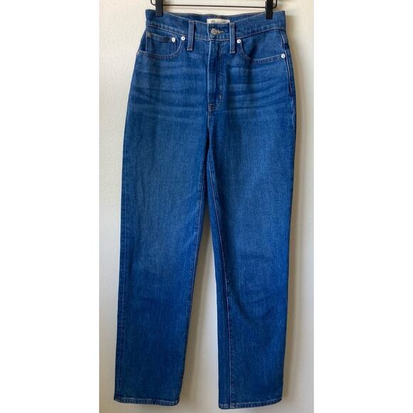 Madewell The Perfect Vintage Straight Jean Size 26 in Mayfield Wash - Picture 5 of 14
